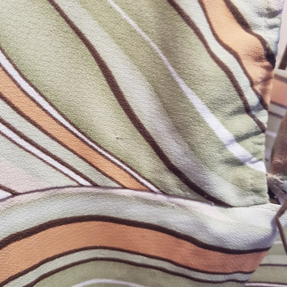 Vintage Twik Multicolour Striped 70s Tank Top - Picture 10 of 10